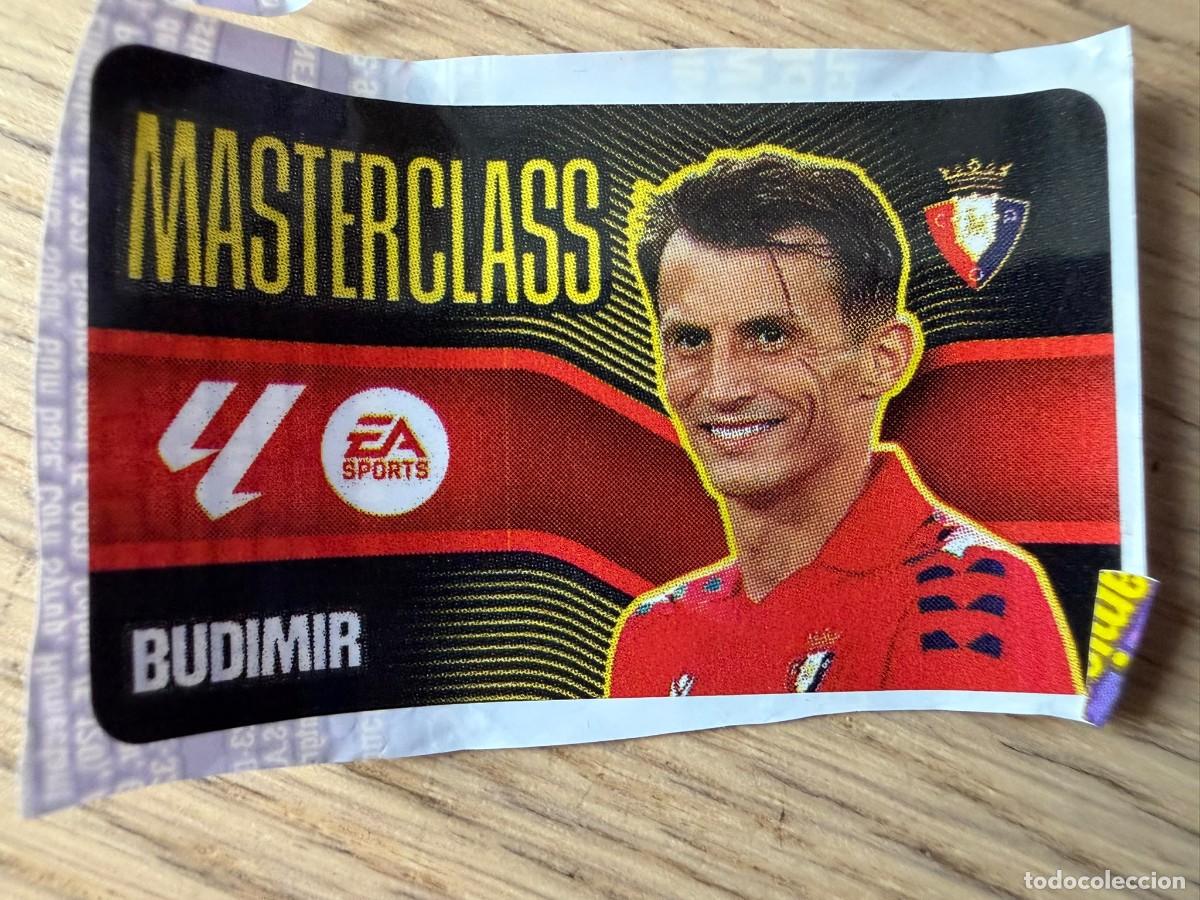 Fu&szlig;ball-Sticker: MASTERCLASS BUDIMIR OSASUNA 26 27 2026 2027 LIGA EA SPORTS CHICLES CHICLE ESTE SIN PEGAR