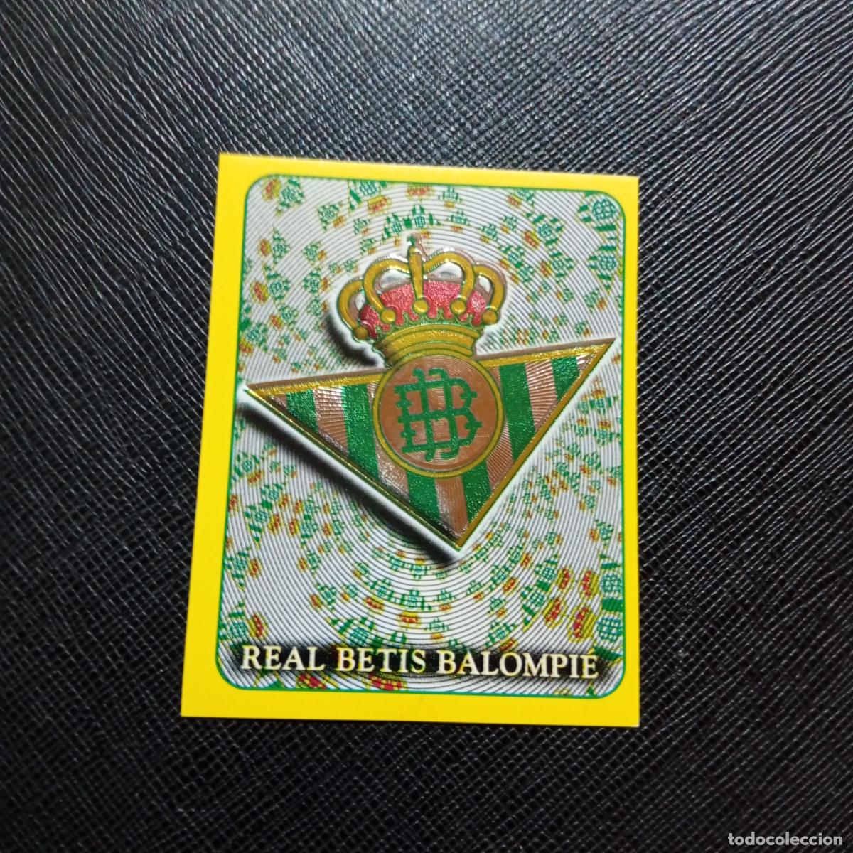 Cromos de f&uacute;tbol: 102 ESCUDO REAL BETIS PANINI SUPER CAMPEONATO 1998 1999 FUTBOL 98 99 - SIN PEGAR - A216 PG46