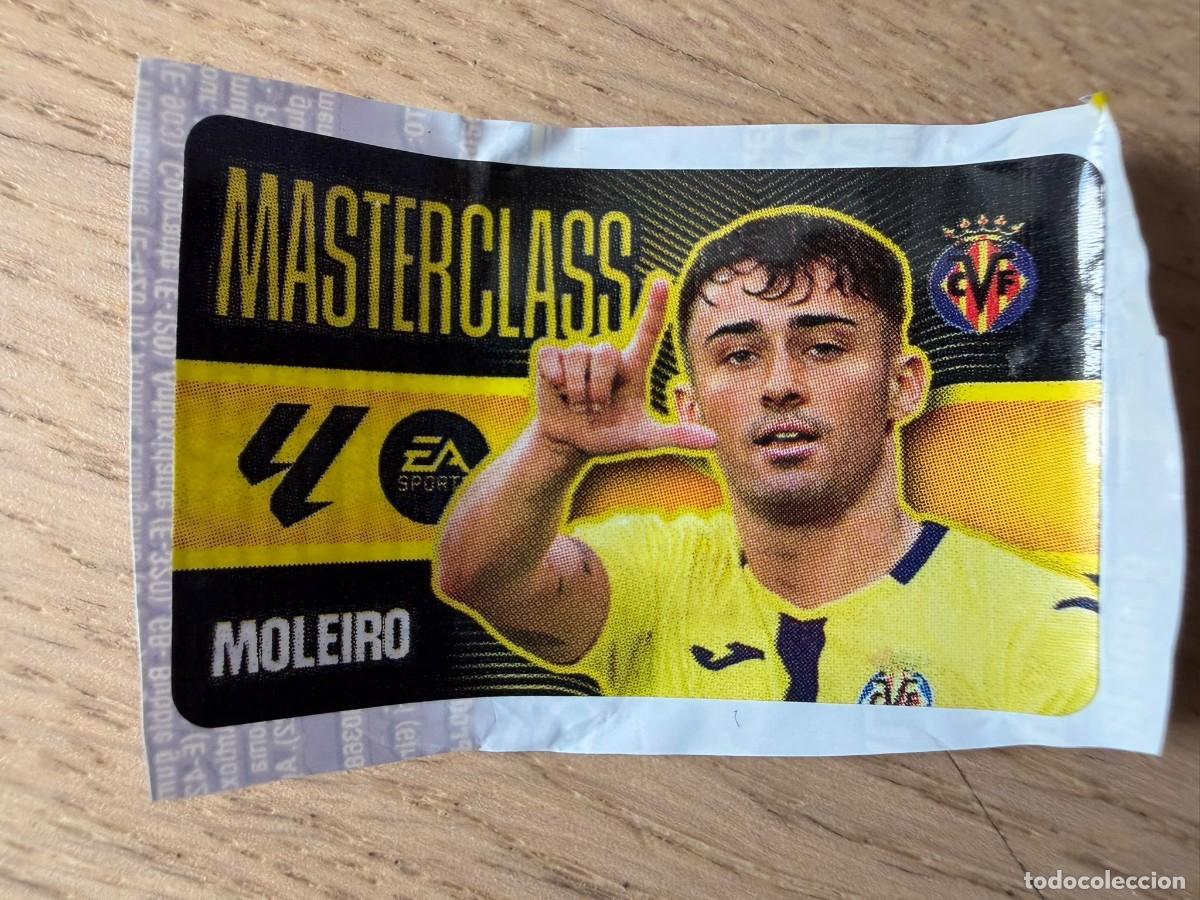 Cromos de f&uacute;tbol: MASTERCLASS MOLEIRO VILLARREAL 26 27 2026 2027 LIGA EA SPORTS CHICLES CHICLE ESTE SIN PEGAR