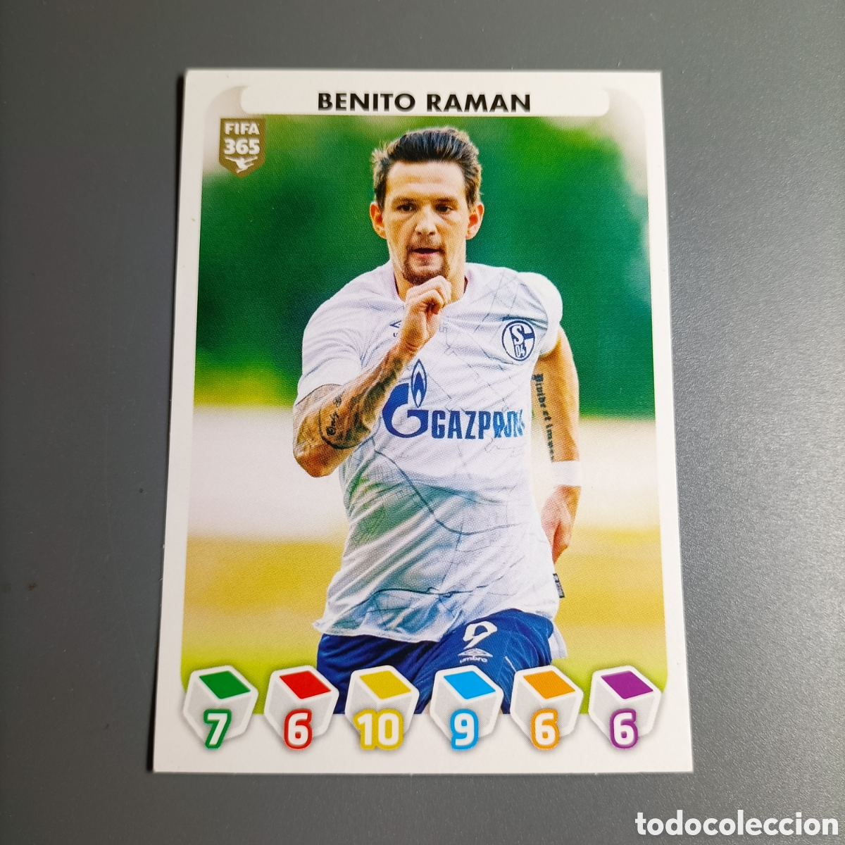 Cromos de f&uacute;tbol: STICKER PANINI ALBUM 2021. FIFA 365 (FC SCHALKE 04) №214 BENITO RAMAN