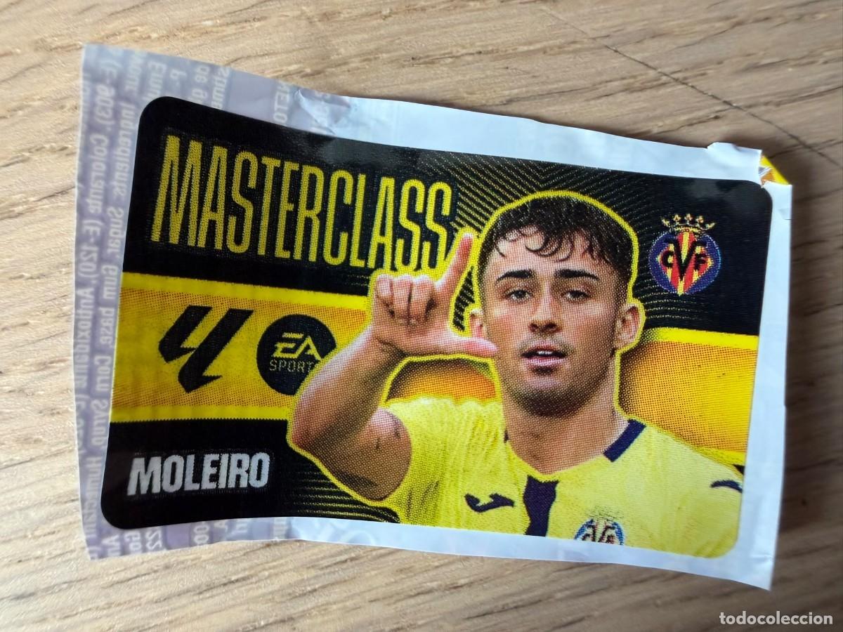 Cromos de f&uacute;tbol: MASTERCLASS MOLEIRO VILLARREAL 26 27 2026 2027 LIGA EA SPORTS CHICLES CHICLE ESTE SIN PEGAR