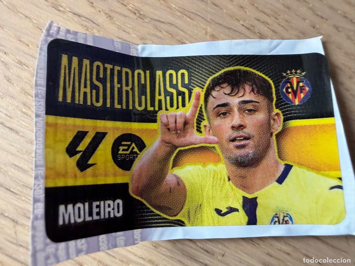 Cromos de f&uacute;tbol: MASTERCLASS MOLEIRO VILLARREAL 26 27 2026 2027 LIGA EA SPORTS CHICLES CHICLE ESTE SIN PEGAR