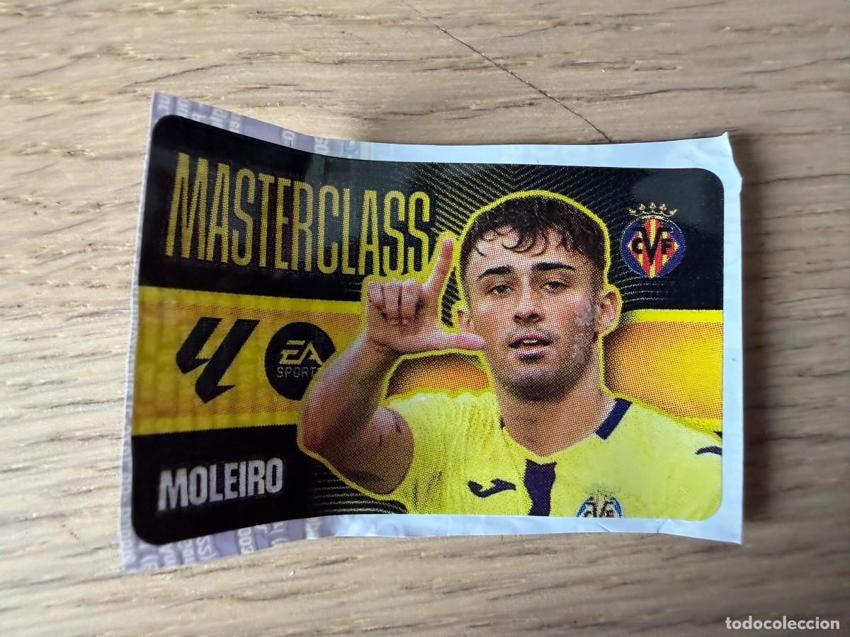 Cromos de f&uacute;tbol: MASTERCLASS MOLEIRO VILLARREAL 26 27 2026 2027 LIGA EA SPORTS CHICLES CHICLE ESTE SIN PEGAR