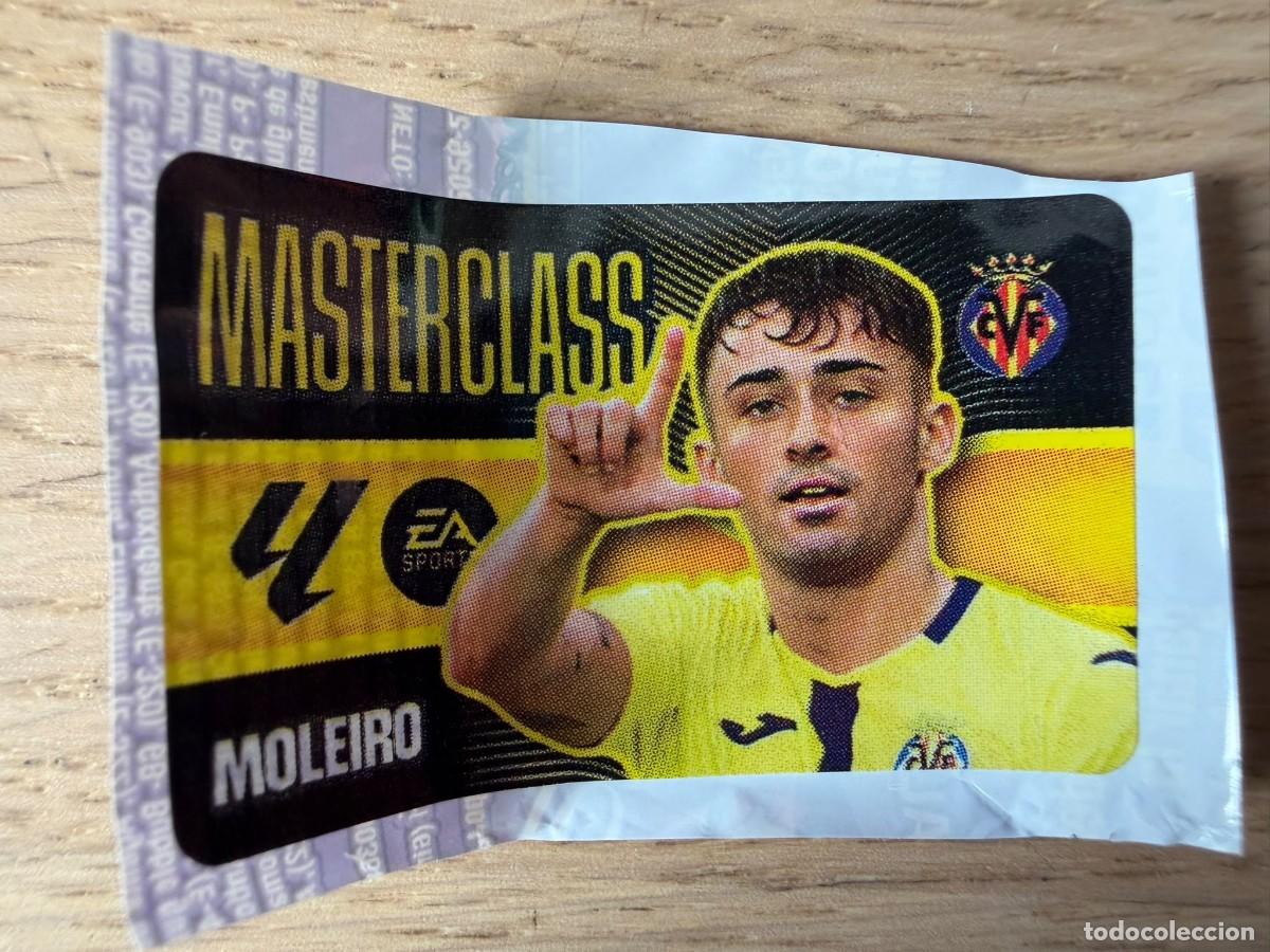 Cromos de f&uacute;tbol: MASTERCLASS MOLEIRO VILLARREAL 26 27 2026 2027 LIGA EA SPORTS CHICLES CHICLE ESTE SIN PEGAR