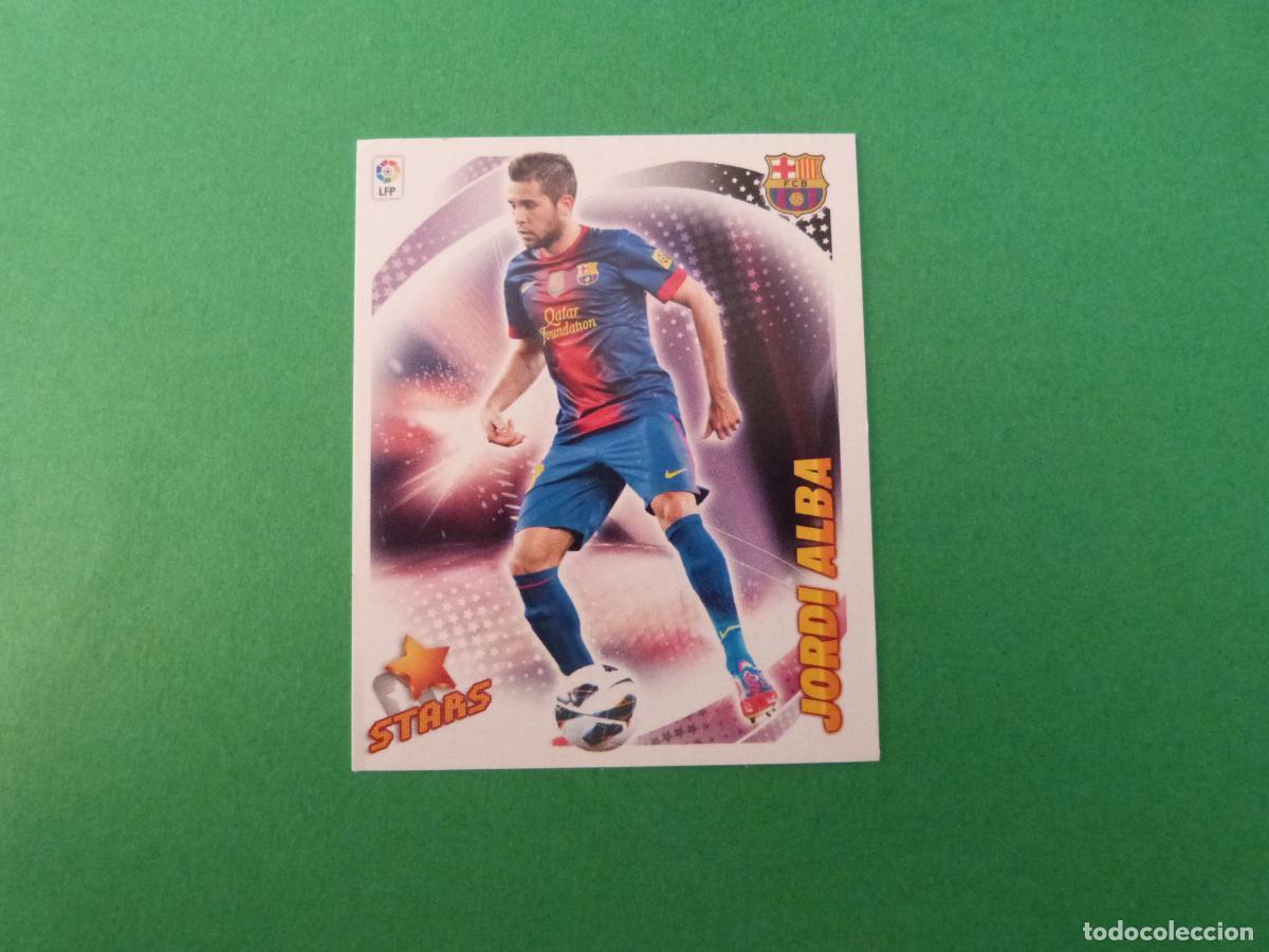 Cromos de f&uacute;tbol: CROMO FUTBOL JORDI ALBA F.C.BARCELONA COLOCA SIN PEGAR N&ordm; 7 BIS LIGA ESTE 2008-2009/08-09