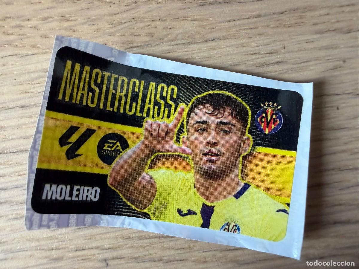 Cromos de f&uacute;tbol: MASTERCLASS MOLEIRO VILLARREAL 26 27 2026 2027 LIGA EA SPORTS CHICLES CHICLE ESTE SIN PEGAR