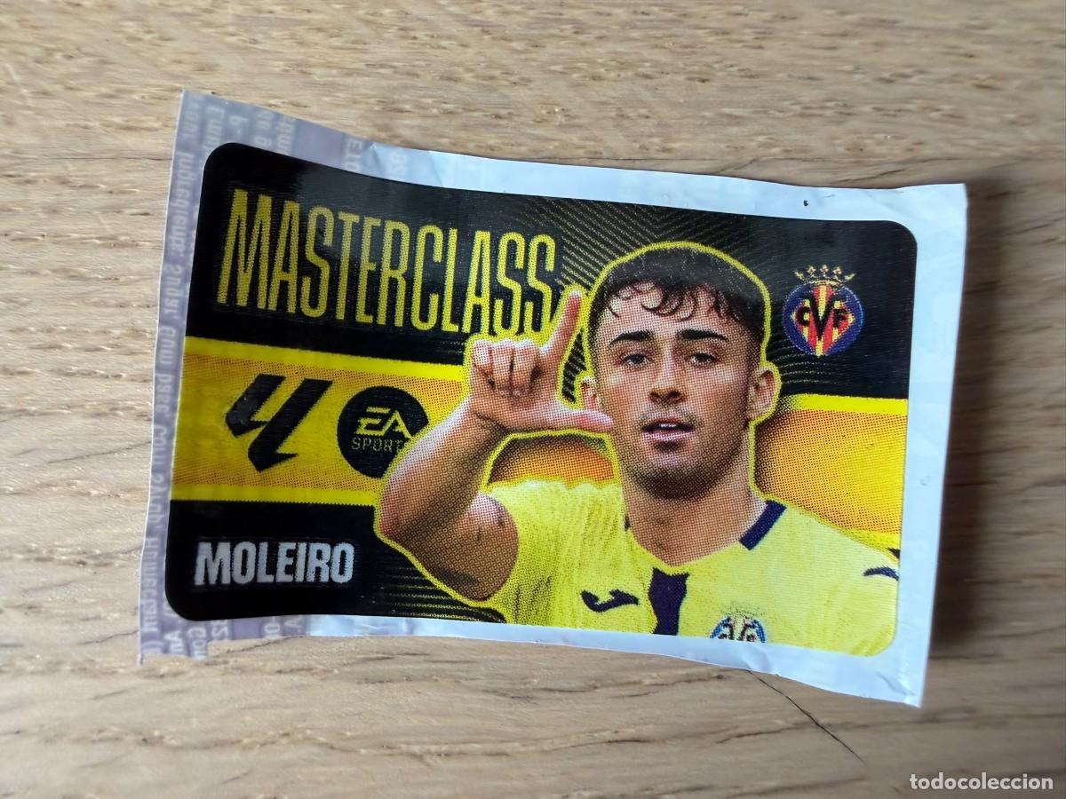 Cromos de f&uacute;tbol: MASTERCLASS MOLEIRO VILLARREAL 26 27 2026 2027 LIGA EA SPORTS CHICLES CHICLE ESTE SIN PEGAR