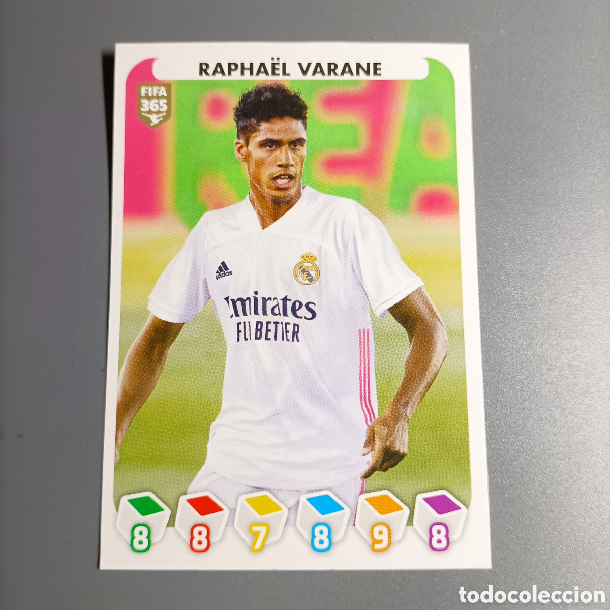 Cromos de f&uacute;tbol: STICKER PANINI ALBUM 2021. FIFA 365 (REAL MADRID) №146 RAPHA&Euml;L VARANE