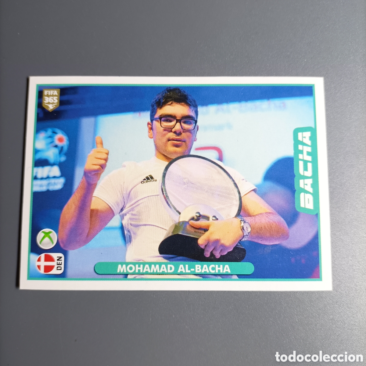 Cromos de f&uacute;tbol: STICKER PANINI ALBUM 2021. FIFA 365 №18 MOHAMED AL-BACHA - FIFA WC 2020