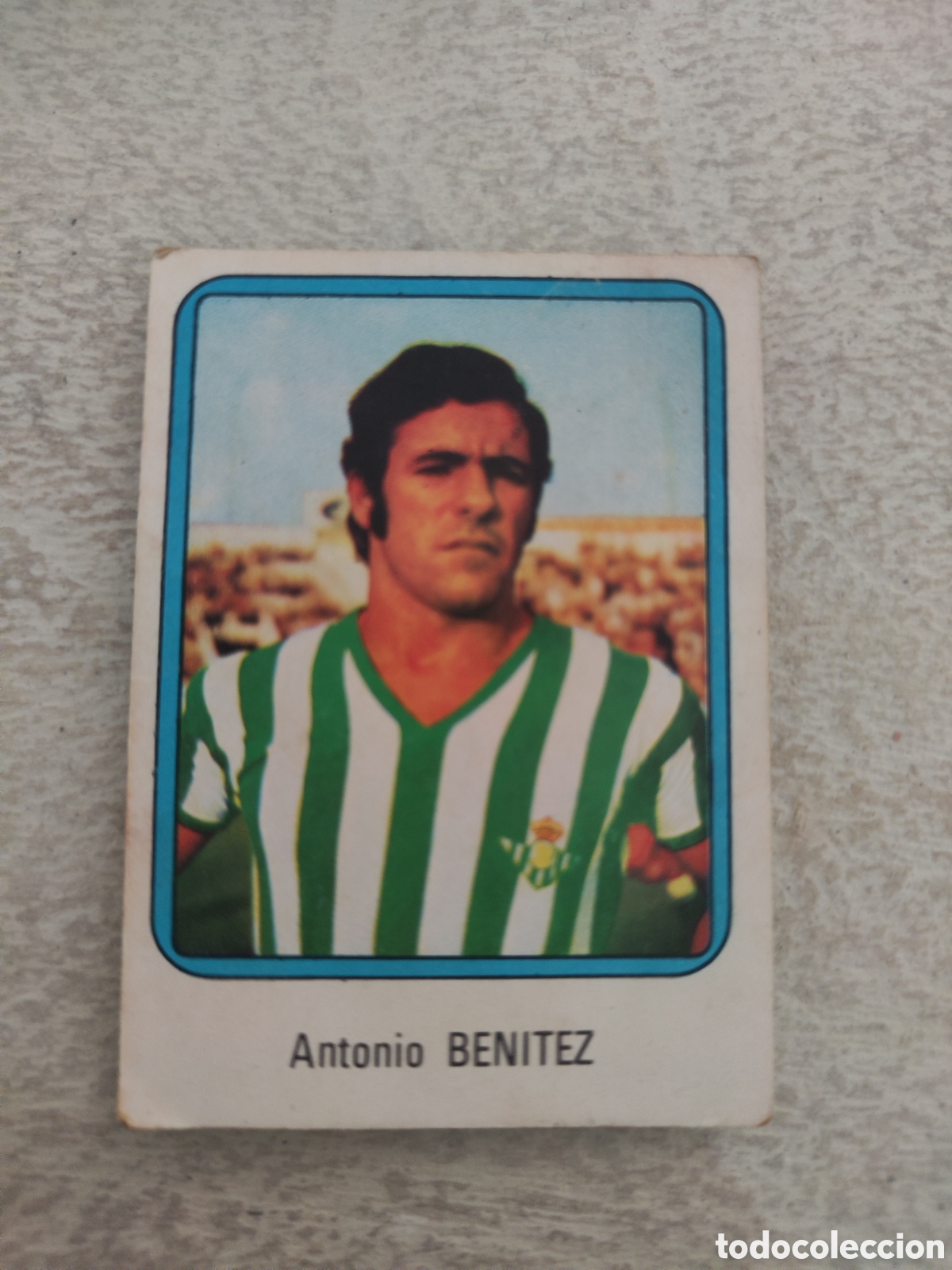 Cromos de f&uacute;tbol: Vulcano 75 76 1975 1976 sin pegar n&uacute;mero 72 Real Betis Ben&iacute;tez