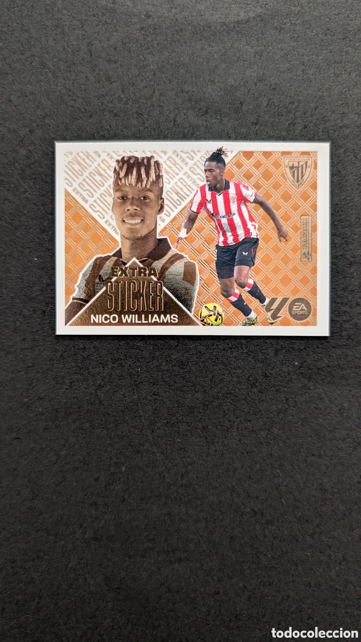 Figurine di Calcio: NICO WILLIAMS BILBAO EXTRA STICKER BRONCE BRONZE LIGA ESTE 2026/27 26 27 NUNCA PEGADO