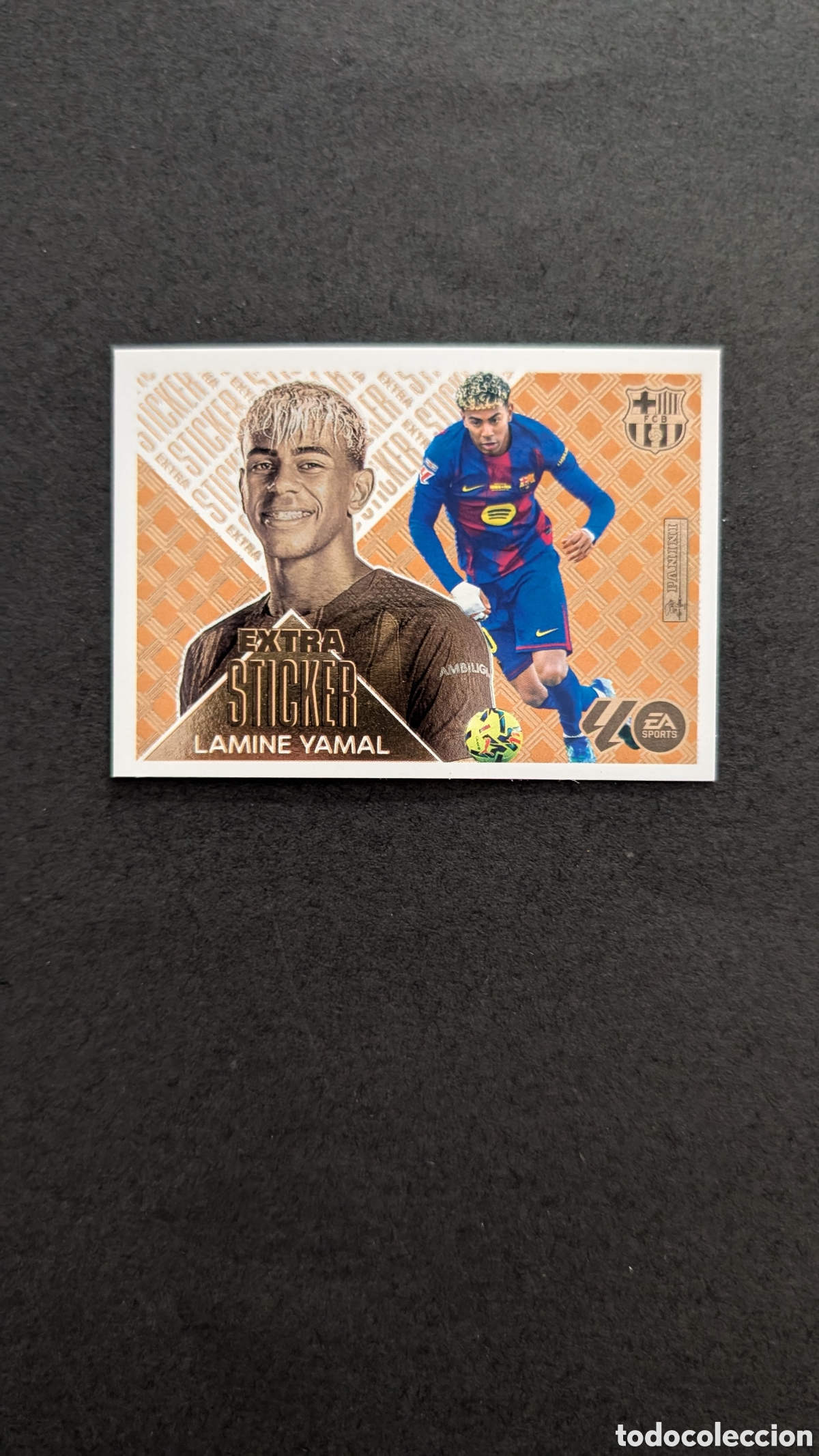 Fu&szlig;ball-Sticker: LAMINE YAMAL BARCELONA EXTRA STICKER BRONCE BRONZE LIGA ESTE 2026/27 26 27 NUNCA PEGADO