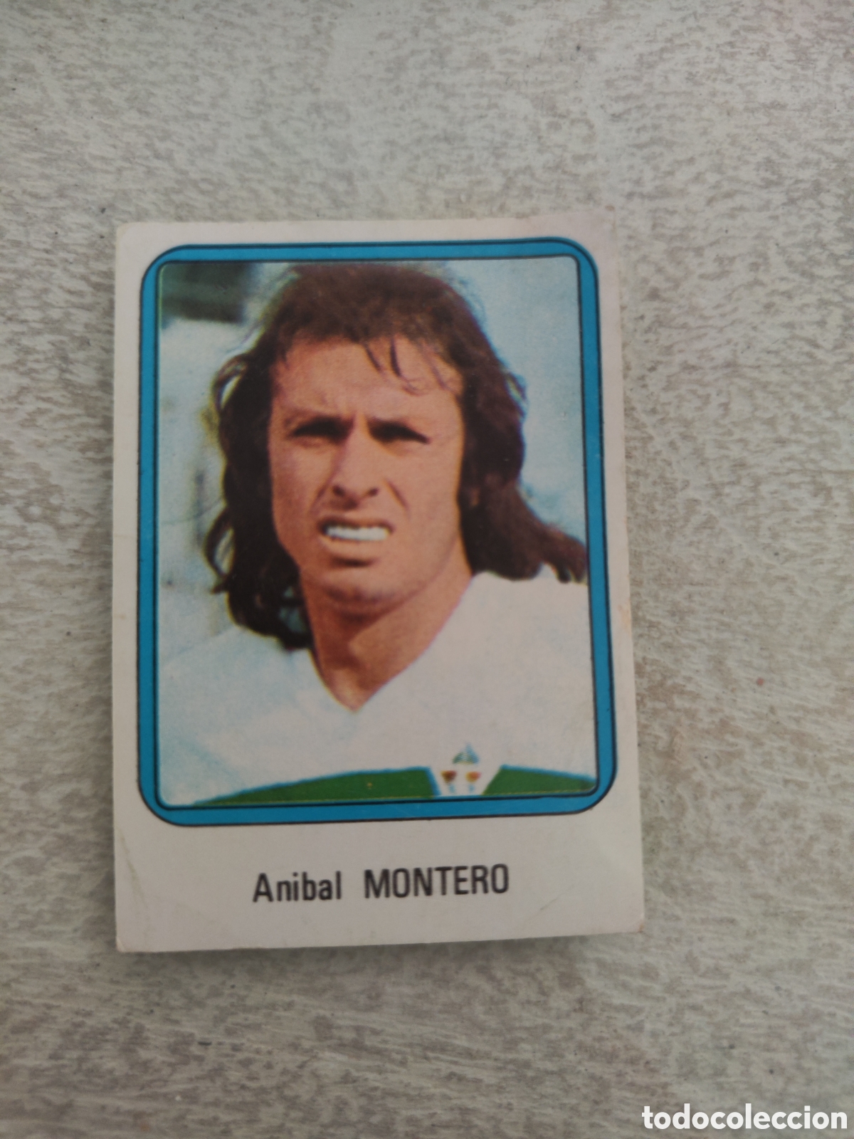 Cromos de f&uacute;tbol: Vulcano 75 76 1975 1976 sin pegar n&uacute;mero 80 Elche Montero