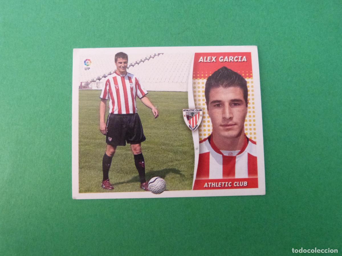 Cromos de f&uacute;tbol: CROMO FUTBOL ALEX GARCIA ATH.BILBAO COLOCA SIN PEGAR LIGA ESTE 2006-2007/06-07