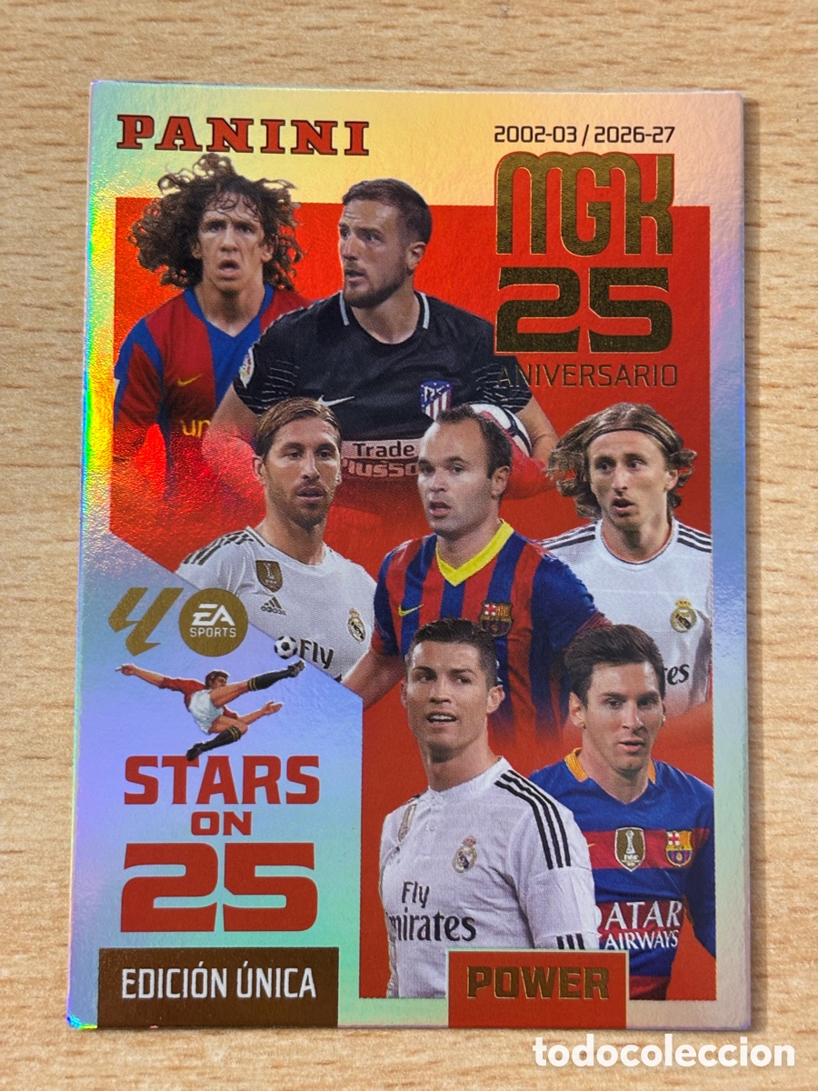 Cromos de f&uacute;tbol: Todo Megacracks Megacracks 2026/27 Stars of 25 Power Edici&oacute;n &Uacute;nica