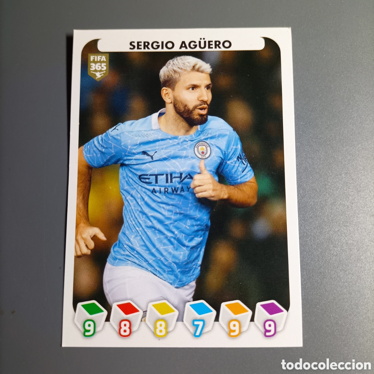 Cromos de f&uacute;tbol: STICKER PANINI ALBUM 2021. FIFA 365 (MANCHESTER CITY) №82 SERGIO AG&Uuml;ERO