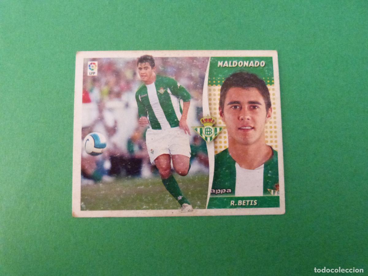 Cromos de f&uacute;tbol: CROMO FUTBOL MALDONADO REAL BETIS BALOMPIE COLOCA SIN PEGAR LIGA ESTE 2006-2007/06-07