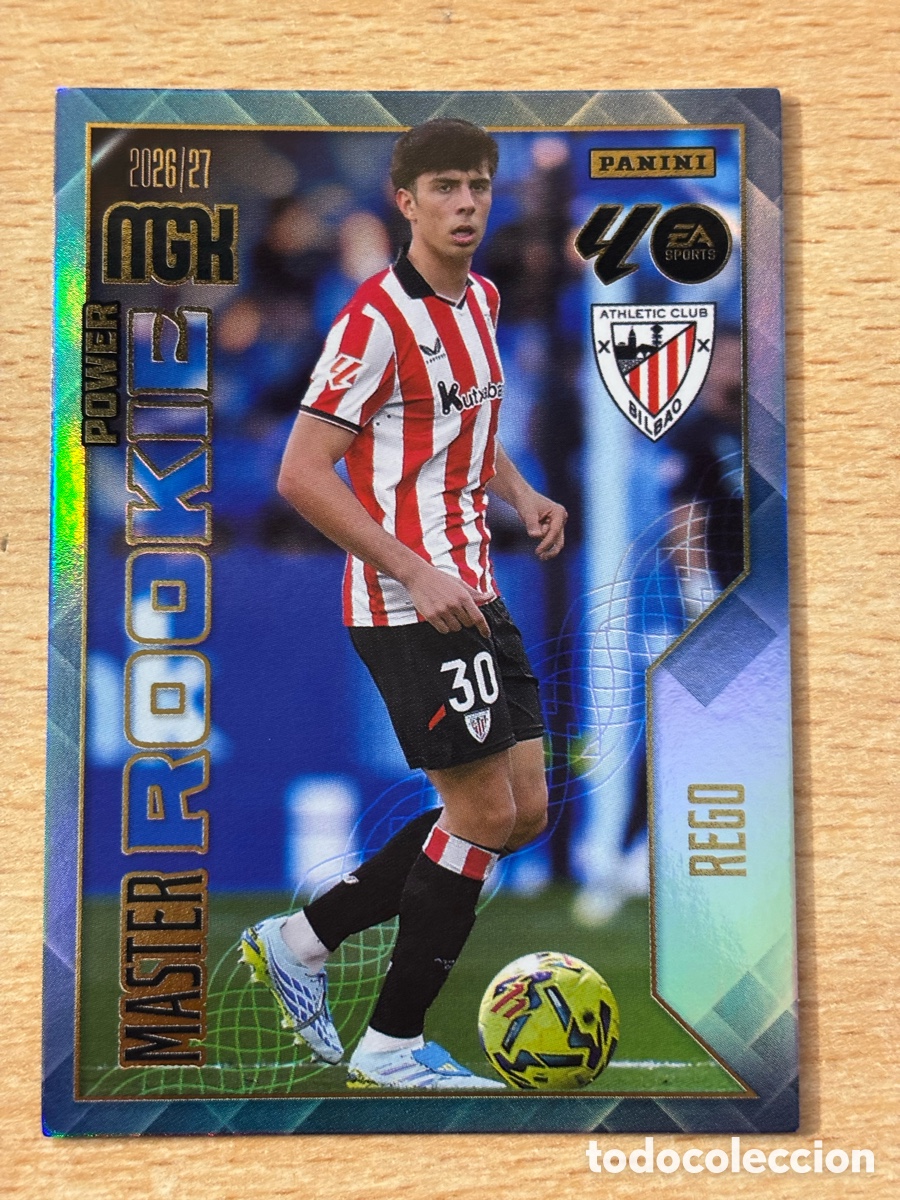 Cromos de Futebol: # 418P Rego Athletic Club M&aacute;ster Rookie Power Megacracks 2026-27