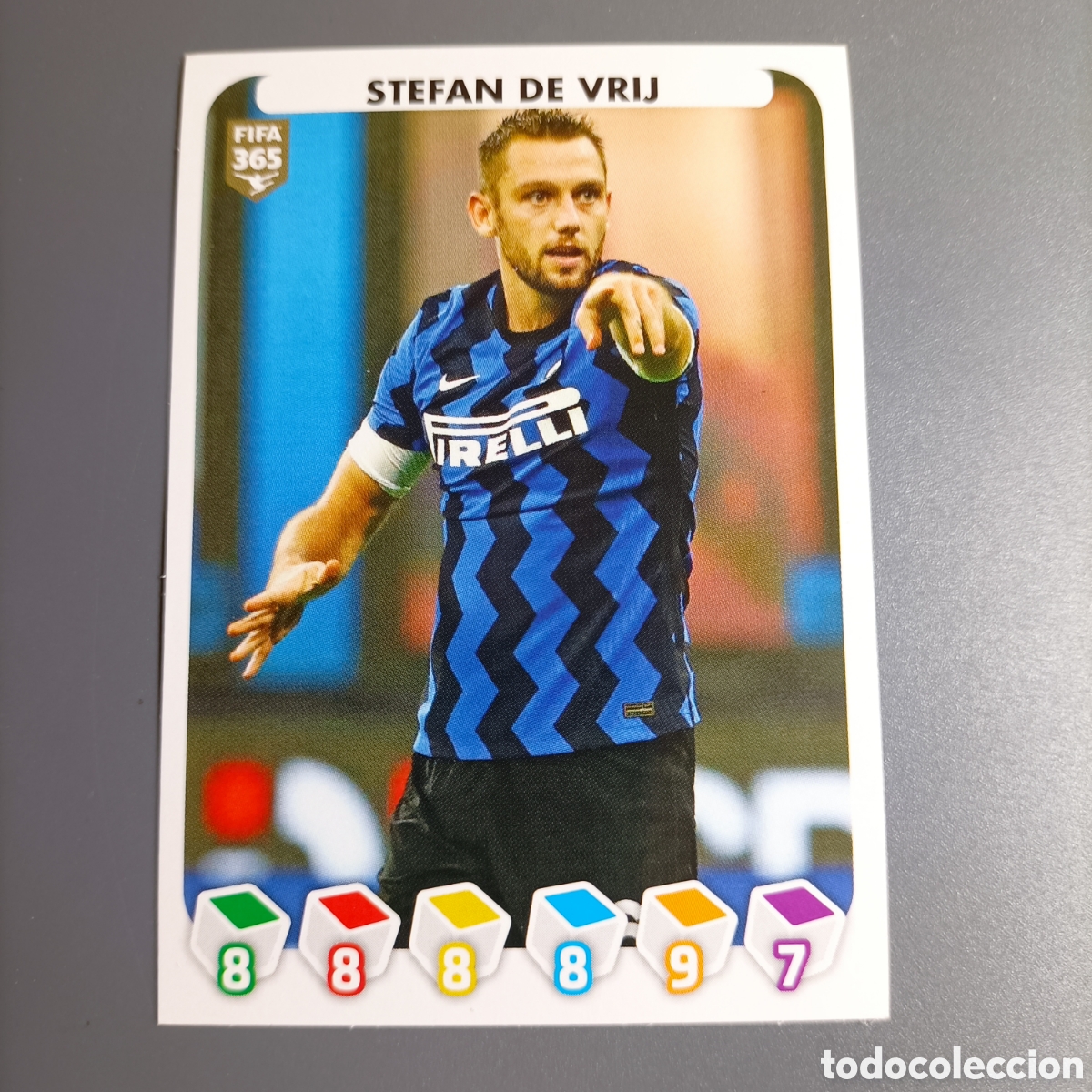 Cromos de f&uacute;tbol: STICKER PANINI ALBUM 2021. FIFA 365 (INTERNAZIONALE MILANO) №261 STEFAN DE VRIJ