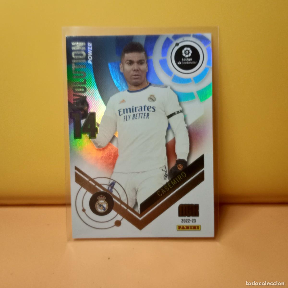 Cromos de f&uacute;tbol: MEGACRACKS 2022 2023 22/23 ( EVOLUTION POWER ) REAL MADRID CASEMIRO P379 379
