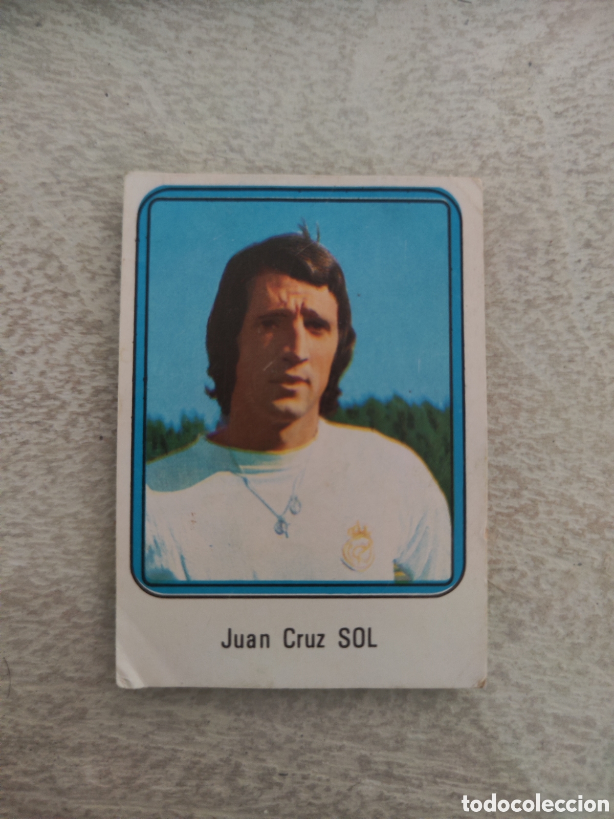 Cromos de f&uacute;tbol: Vulcano 75 76 1975 1976 sin pegar n&uacute;mero 147 Real Madrid Sol