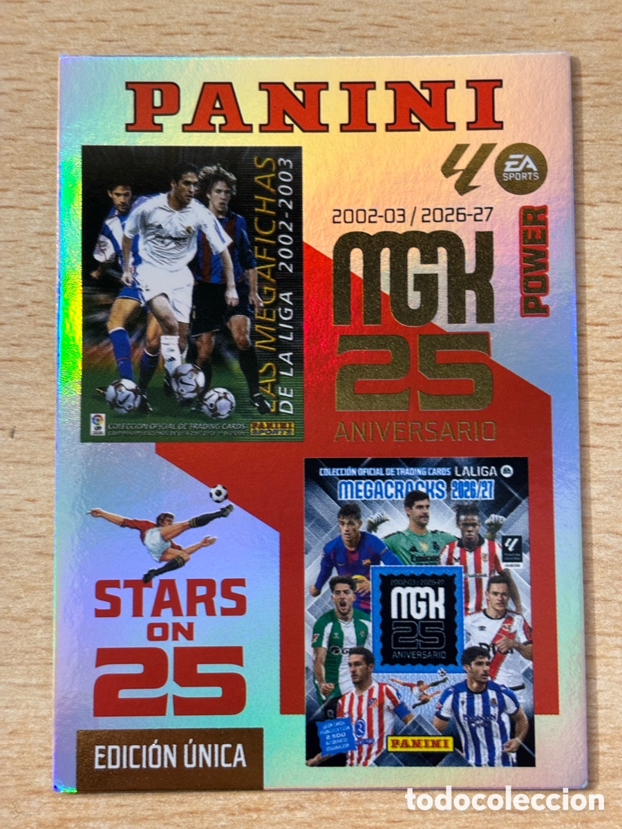 Cromos de f&uacute;tbol: # 424P Forjando Leyendas Megacracks 2026/27 Stars of 25 Power Edici&oacute;n &Uacute;nica