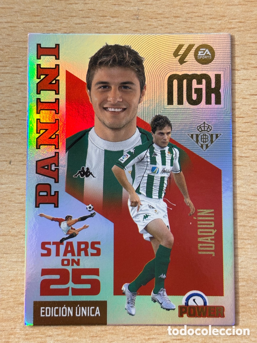 Cromos de f&uacute;tbol: # 431P Joaquin Real Betis Megacracks 2026/27 Stars of 25 Power Edici&oacute;n &Uacute;nica