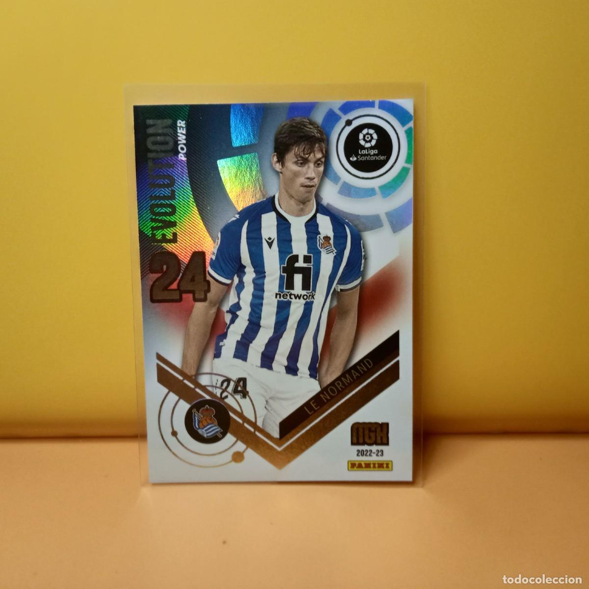 Cromos de f&uacute;tbol: MEGACRACKS 2022 2023 22/23 ( EVOLUTION POWER ) REAL SOCIEDAD LE NORMAND P392 392