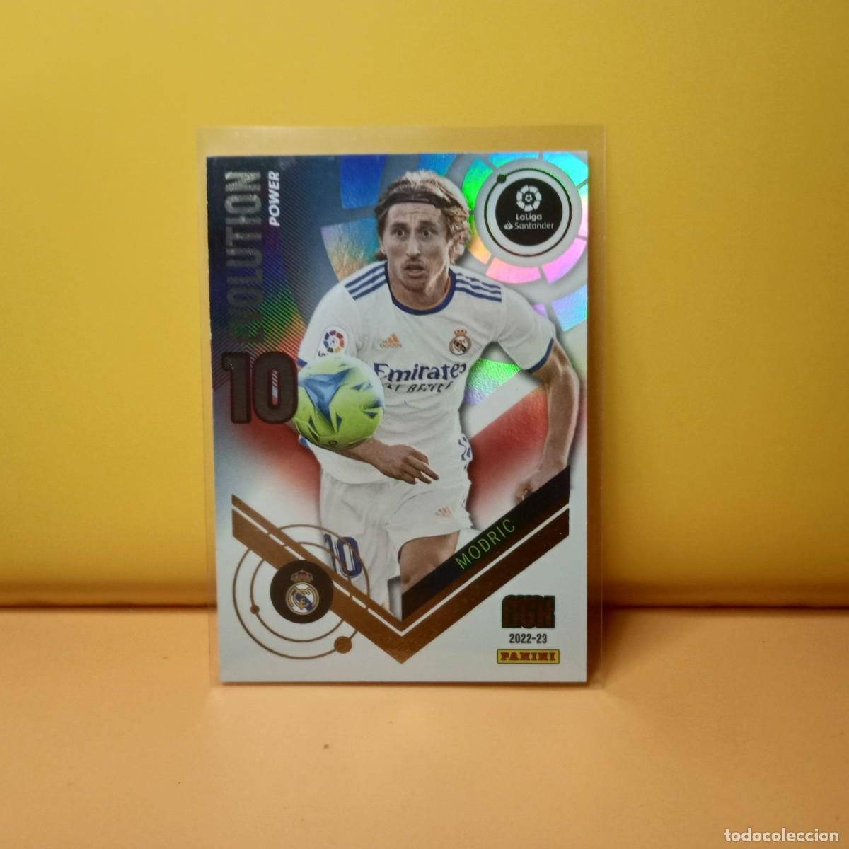 Figurine di Calcio: MEGACRACKS 2022 2023 22/23 ( EVOLUTION POWER ) REAL MADRID MODRIC P395 395