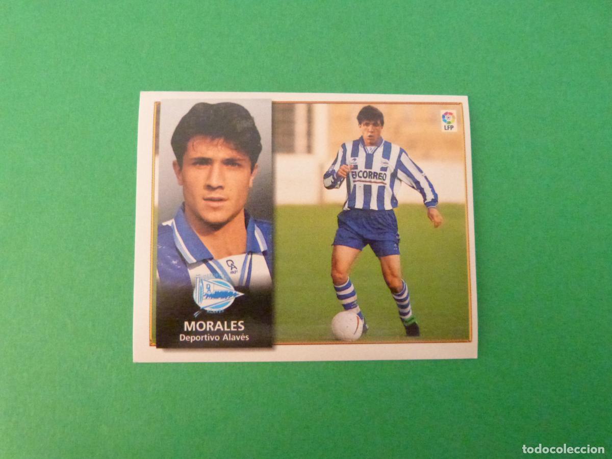 Cromos de Futebol: CROMO FUTBOL MORALES DEPORTIVO ALAVES COLOCA SIN PEGAR LIGA ESTE 1998-1999/98-99