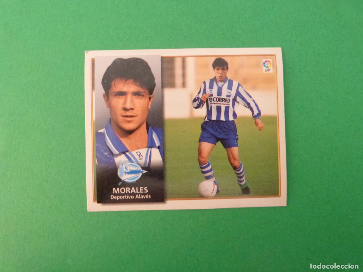 Cromos de Futebol: CROMO FUTBOL MORALES DEPORTIVO ALAVES COLOCA SIN PEGAR LIGA ESTE 1998-1999/98-99