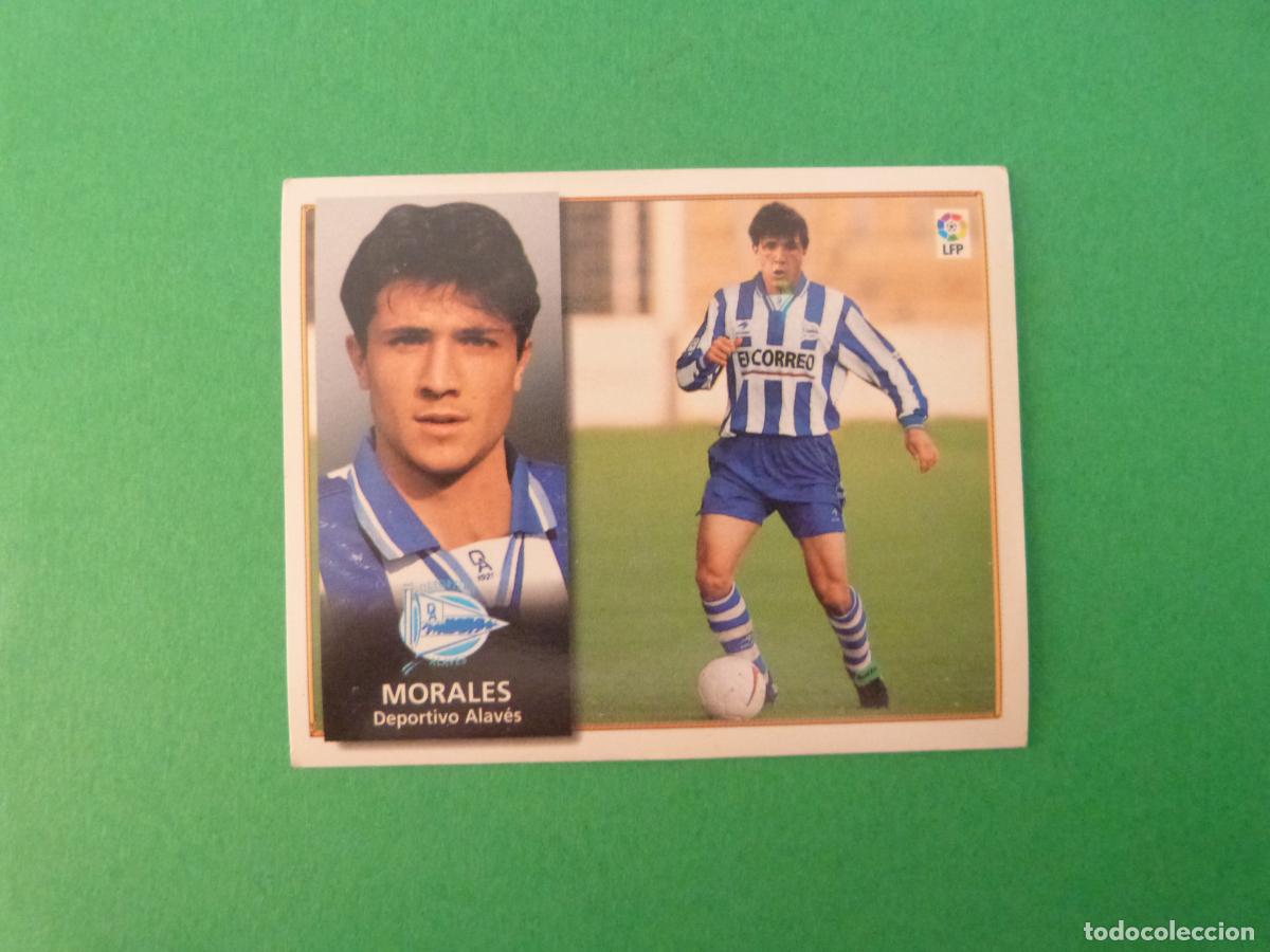 Cromos de Futebol: CROMO FUTBOL MORALES DEPORTIVO ALAVES COLOCA SIN PEGAR LIGA ESTE 1998-1999/98-99