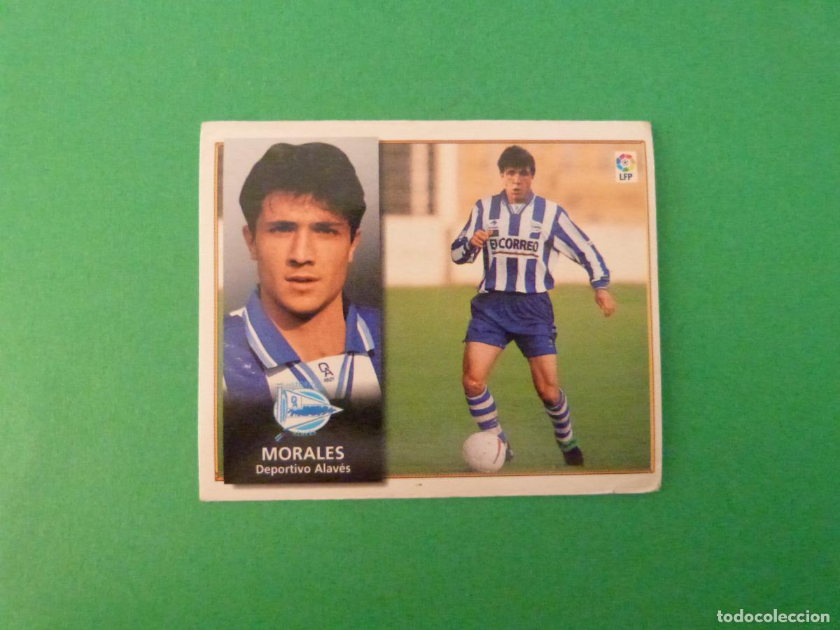 Cromos de Futebol: CROMO FUTBOL MORALES DEPORTIVO ALAVES COLOCA SIN PEGAR LIGA ESTE 1998-1999/98-99