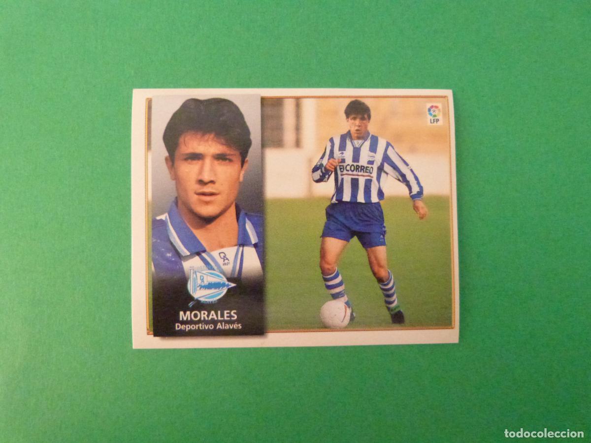 Cromos de Futebol: CROMO FUTBOL MORALES DEPORTIVO ALAVES COLOCA SIN PEGAR LIGA ESTE 1998-1999/98-99