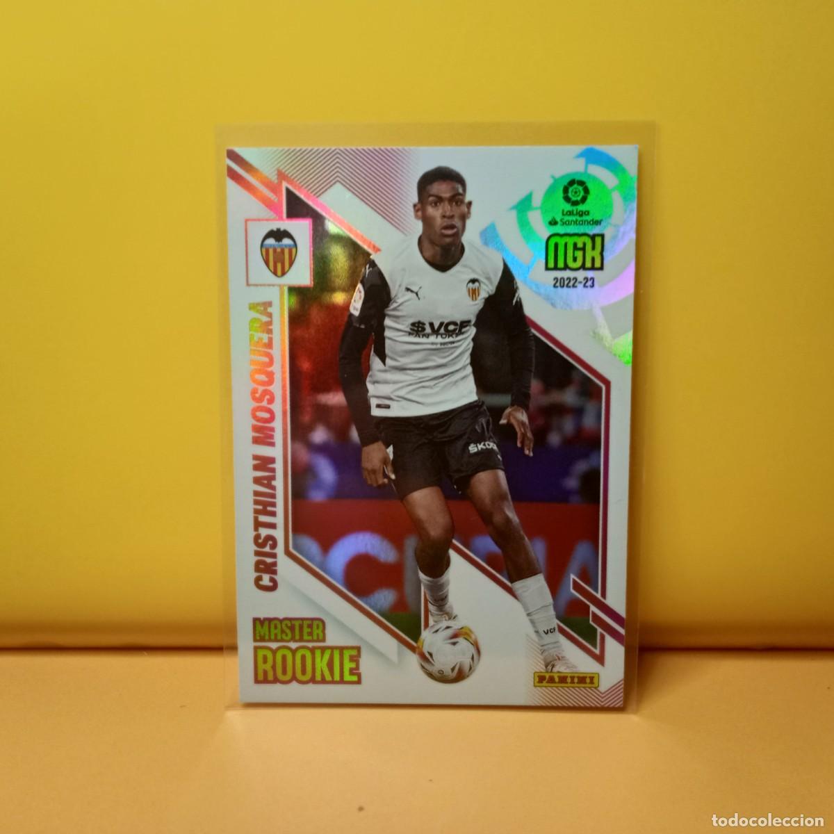 Cromos de f&uacute;tbol: MEGACRACKS 2022 2023 22/23 ( MASTER ROOKIE ) VALENCIA CF CRISTHIAN MOSQUERA 411
