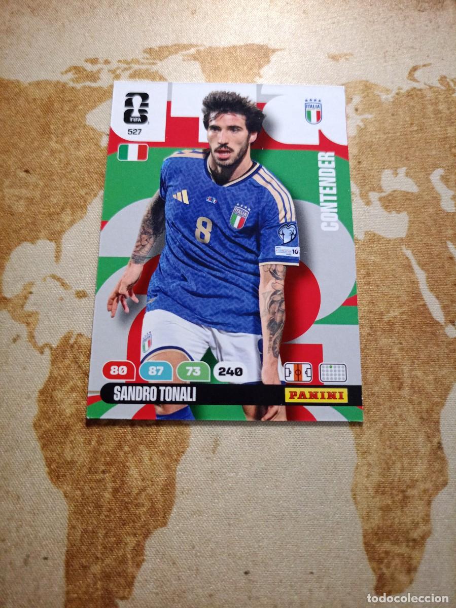 Cromos de f&uacute;tbol: Contender 527 SANDRO TONALI Adrenalyn WORLD cup 2026