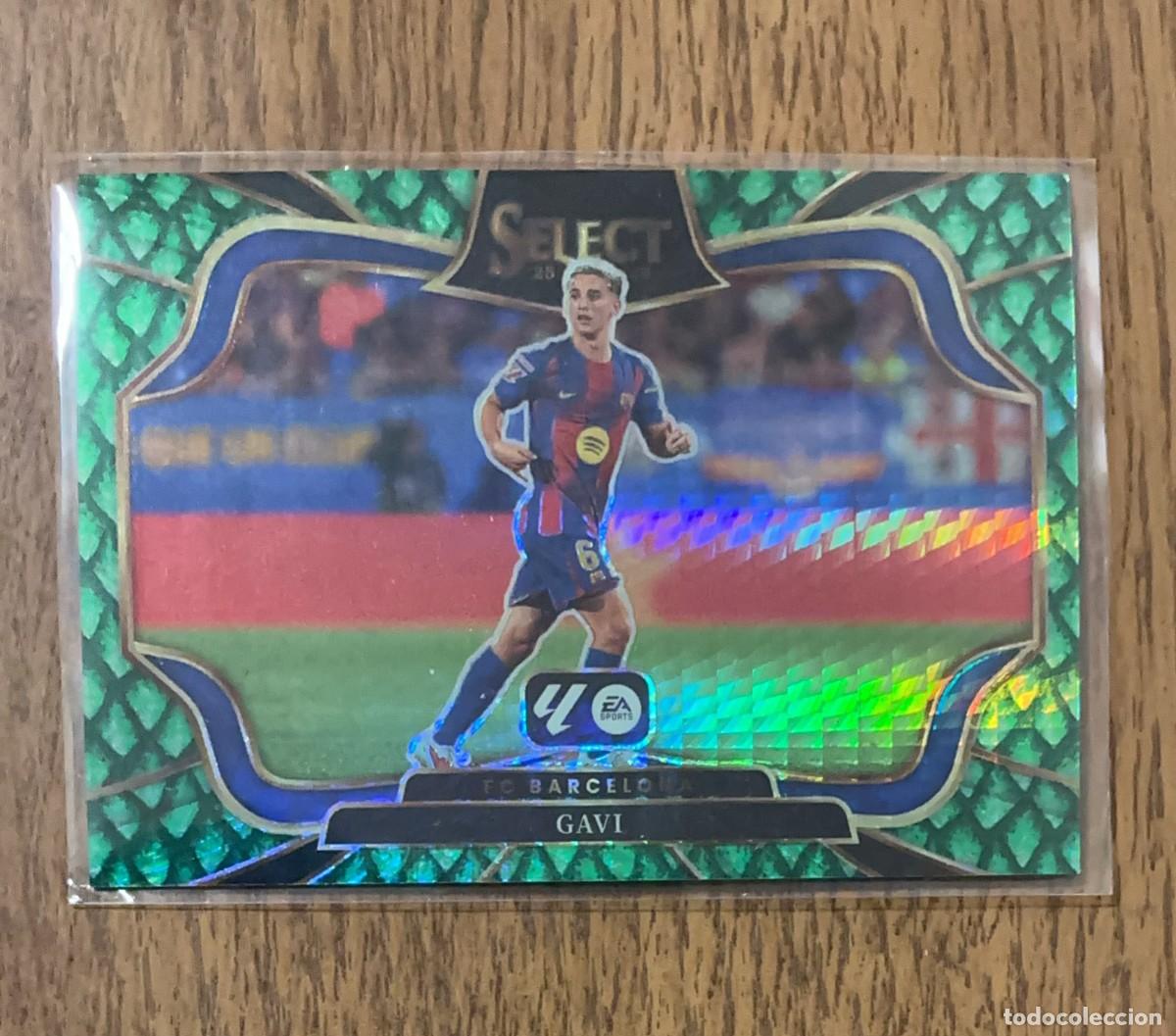 Cromos de f&uacute;tbol: Gavi Field Level Jade Dragon Scale 15/28 SSP #238 Panini Select La Liga 2025 2026
