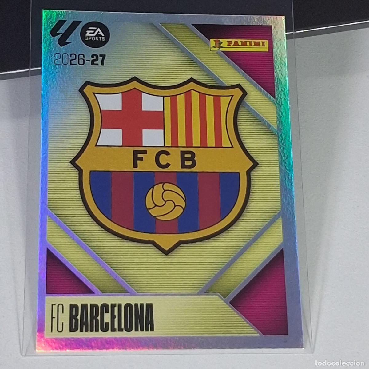 Fu&szlig;ball-Sticker: D10 1 ESCUDO LOGO BADGE BARCELONA BAR&Ccedil;A PANINI LIGA ESTE 26 27 2026 2027 STICKER