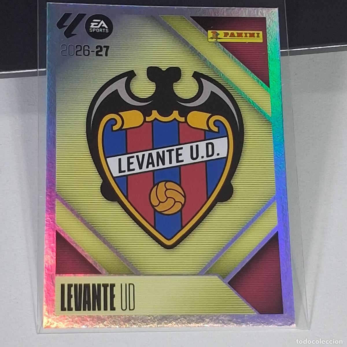 Fu&szlig;ball-Sticker: D10 1 ESCUDO LOGO BADGE LEVANTE PANINI LIGA ESTE 26 27 2026 2027 STICKER