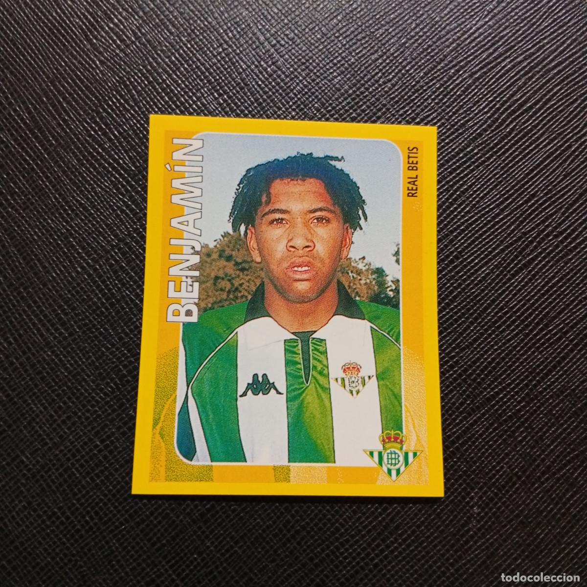 Fu&szlig;ball-Sticker: 120 BENJAMIN REAL BETIS PANINI SUPER CAMPEONATO 1998 1999 FUTBOL 98 99 - SIN PEGAR - A216 PG55