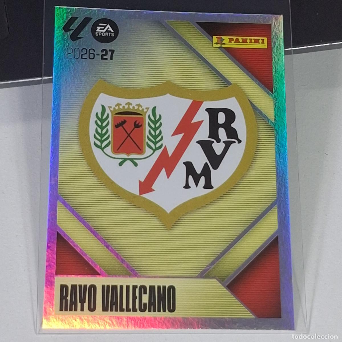 Fu&szlig;ball-Sticker: D10 1 ESCUDO LOGO BADGE RAYO VALLECANO PANINI LIGA ESTE 26 27 2026 2027 STICKER