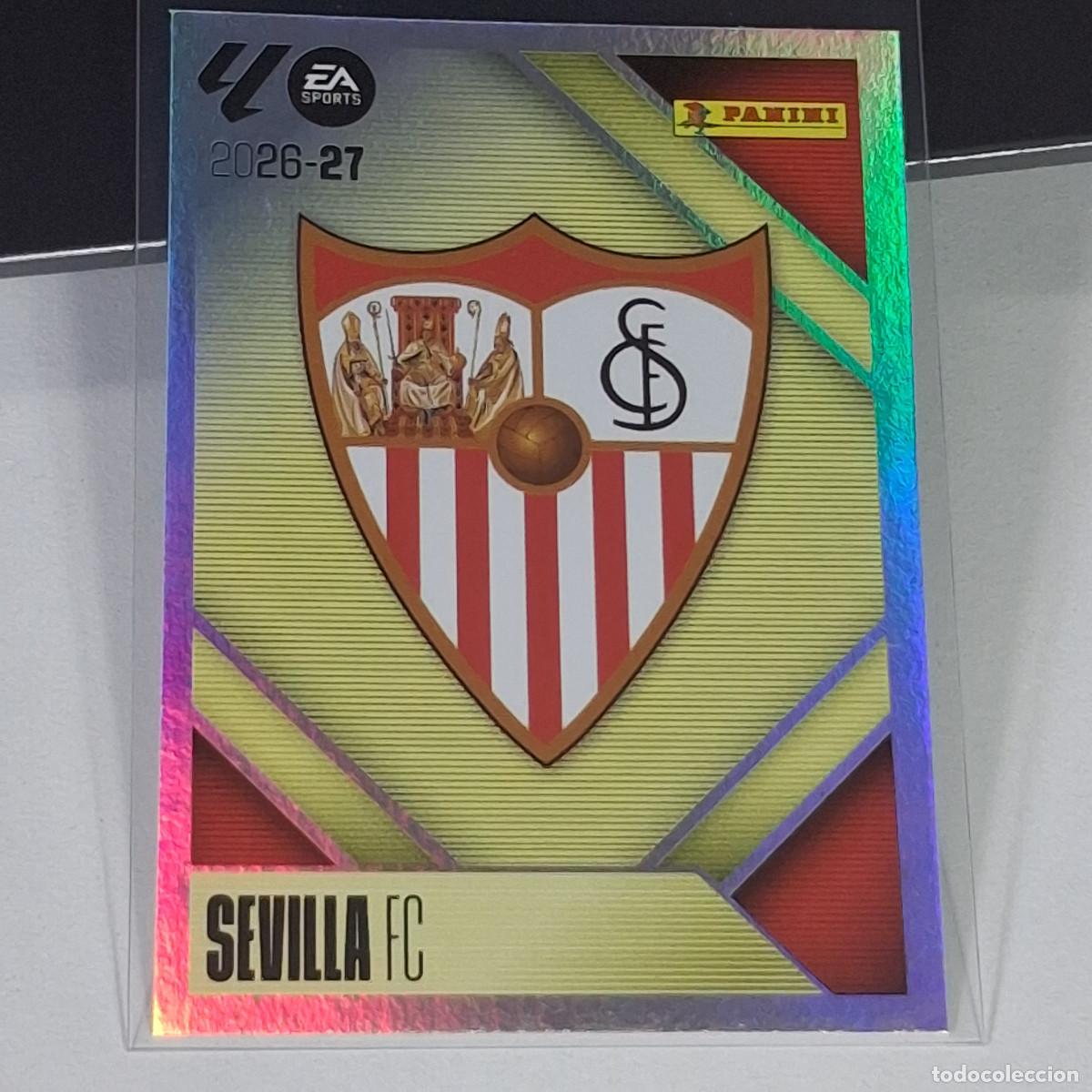 Fu&szlig;ball-Sticker: D10 1 ESCUDO LOGO BADGE SEVILLA PANINI LIGA ESTE 26 27 2026 2027 STICKER