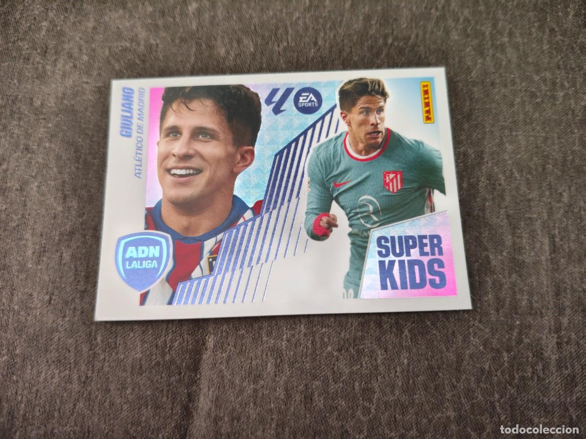 Cromos de f&uacute;tbol: Cromo 9 GIULIANO ATL&Eacute;TICO DE MADRID SUPER KIDS. Colecci&oacute;n LALIGA F&uacute;tbol 2025-2026 PANINI Nuevo