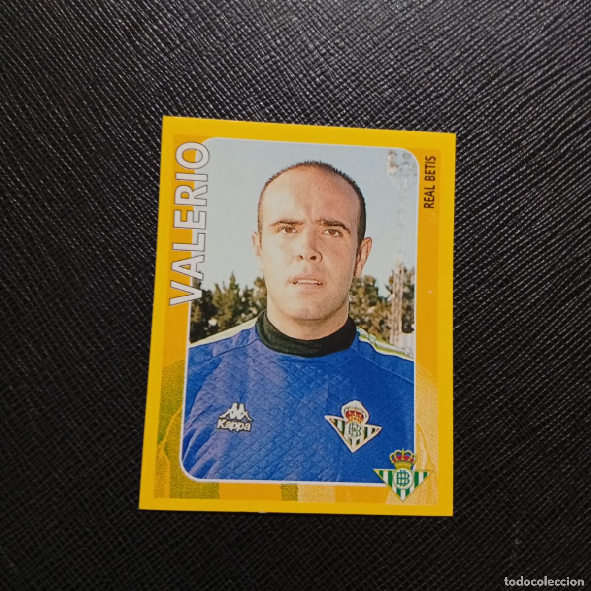 Cromos de f&uacute;tbol: 126 VALERIO REAL BETIS PANINI SUPER CAMPEONATO 1998 1999 FUTBOL 98 99 - SIN PEGAR - A216 PG55