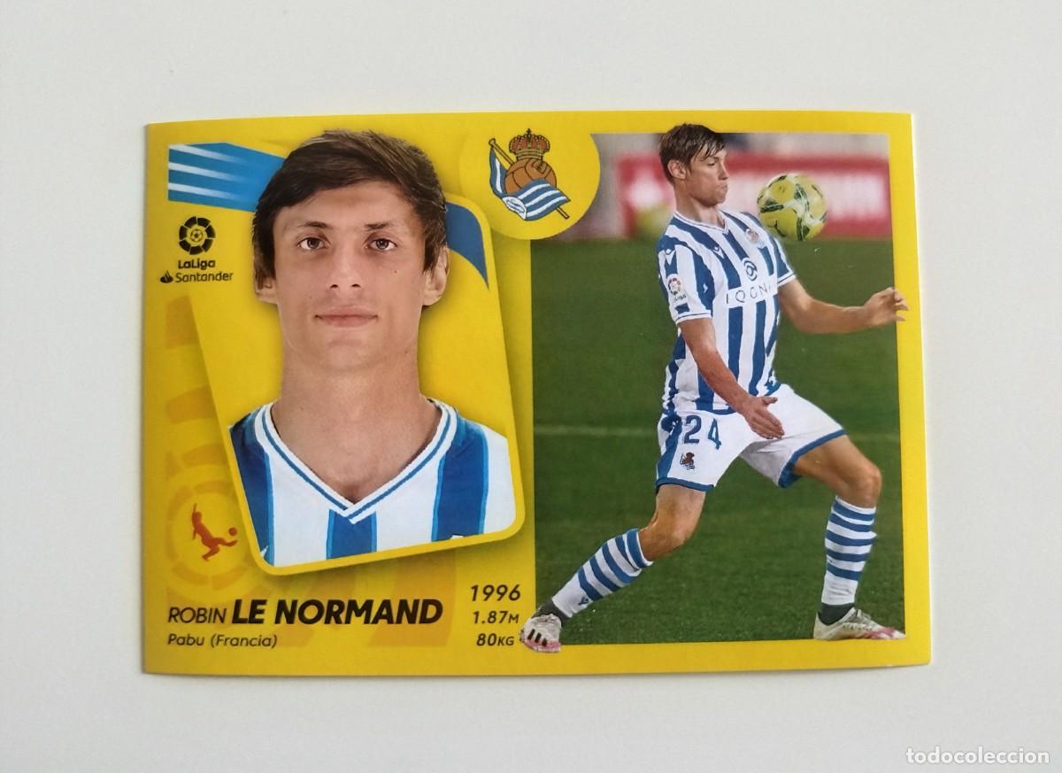 Cromos de f&uacute;tbol: Le Normand 8 SIN PEGAR NUNCA PEGADO Real Sociedad CF Liga Ediciones Este 21 22 / 2021 2022