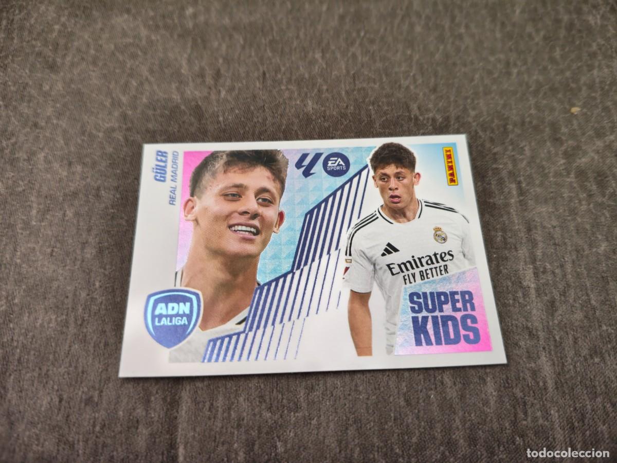 Cromos de f&uacute;tbol: Cromo 10 G&Uuml;LER REAL MADRID SUPER KIDS. Colecci&oacute;n LALIGA F&uacute;tbol 2025-2026 PANINI Nuevo