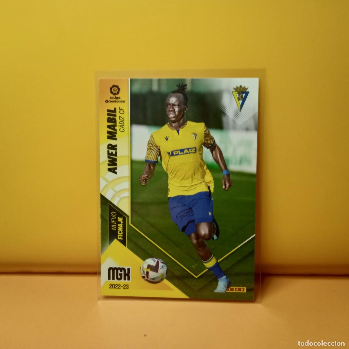 Cromos de f&uacute;tbol: MEGACRACKS 2022 2023 22/23 (NUEVO FICHAJE) CADIZ CF AWER MABIL 438 2&ordf; EDICI&Oacute;N