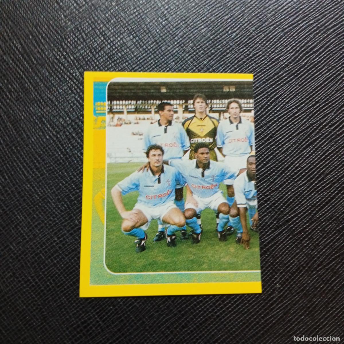 Cromos de f&uacute;tbol: 129 ALINEACION CELTA PANINI SUPER CAMPEONATO 1998 1999 FUTBOL 98 99 - SIN PEGAR - A216 PG55