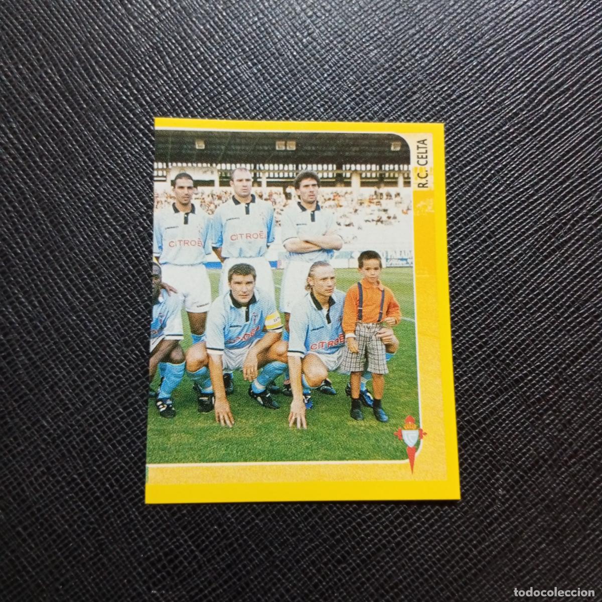 Cromos de f&uacute;tbol: 130 ALINEACION CELTA PANINI SUPER CAMPEONATO 1998 1999 FUTBOL 98 99 - SIN PEGAR - A216 PG55