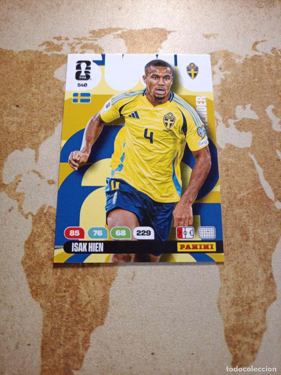 Cromos de f&uacute;tbol: Contender 540 ISAK HIEN Adrenalyn WORLD cup 2026